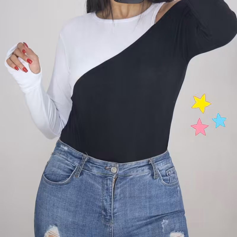 بادی سفید مشکی 