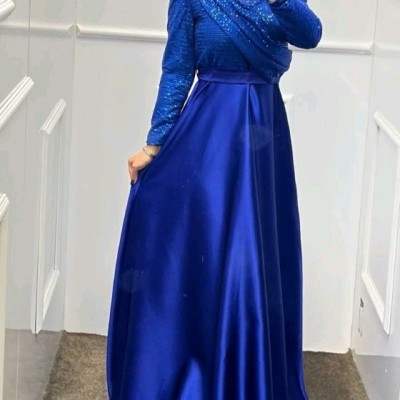 پیراهن شب زنانه پولکی مدل کاتیا کد2