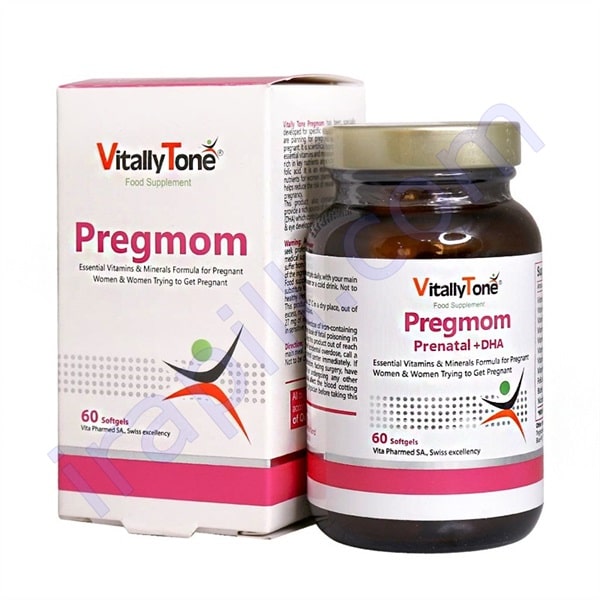 سافت ژل پرگمام ویتالی تون 60 عددی