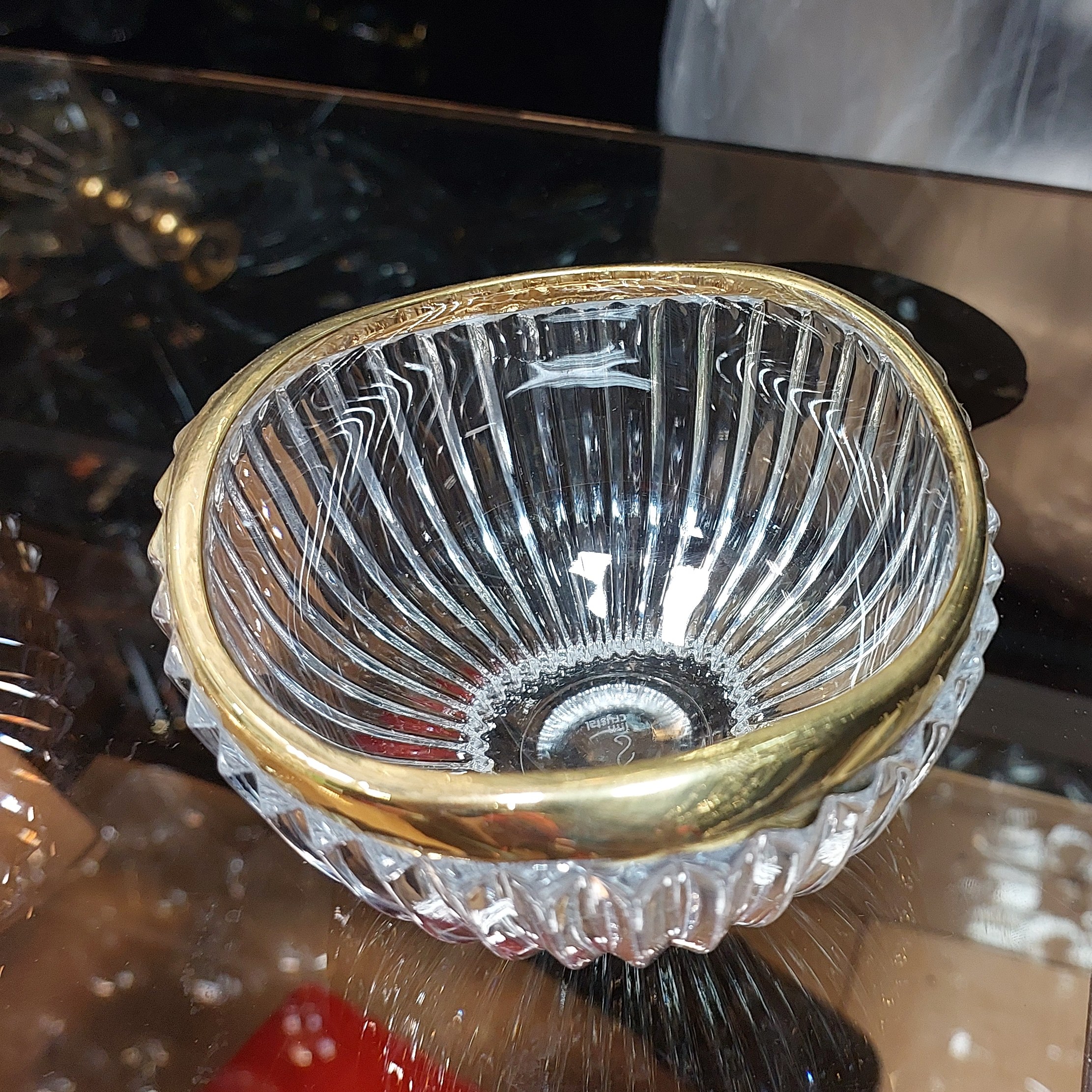 ست پیاله و پیش دستی فانتوم طلا ساخت کشور چین