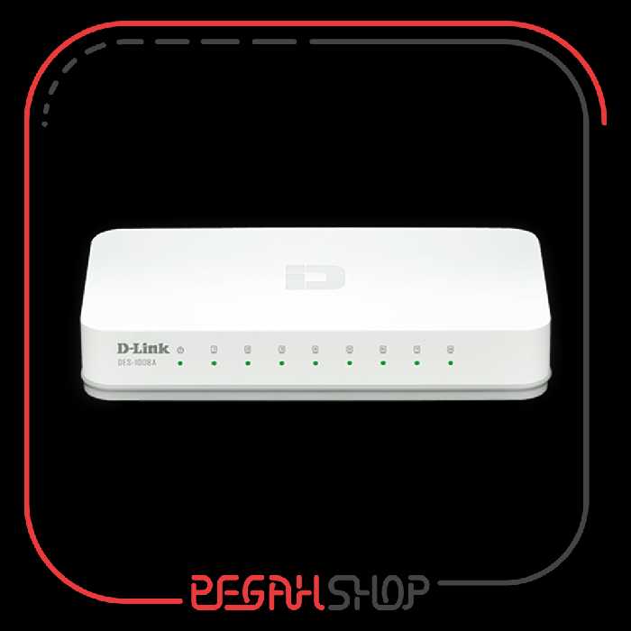 سوییچ شبکه 8 پورت 10/100 برند D-Link مدل DES-1008A