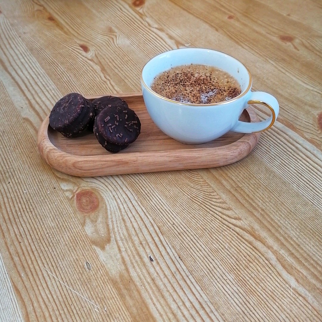 بشقاب چوبی بیضی