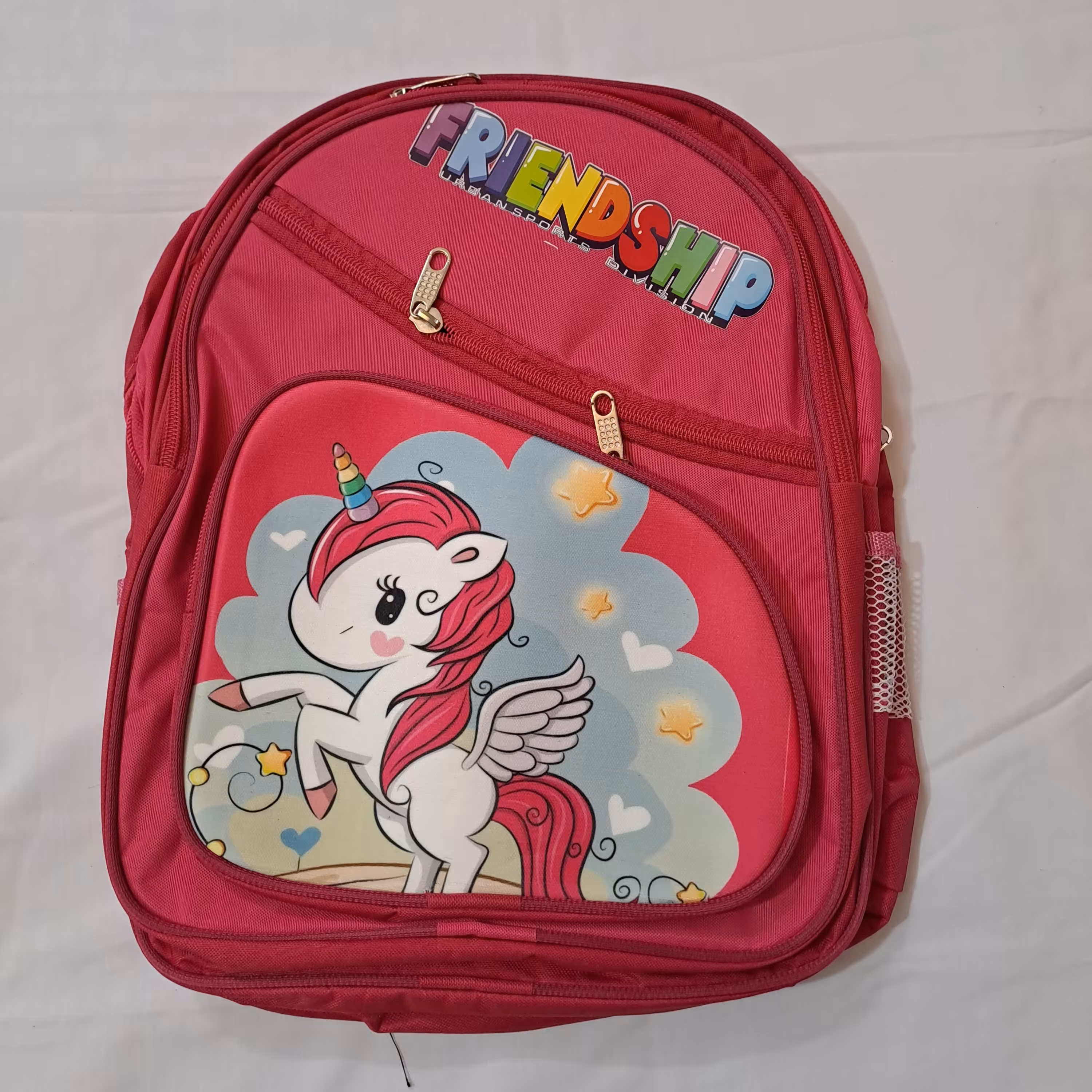 کیف مدرسه دخترانه خارجی 4 زیپ 