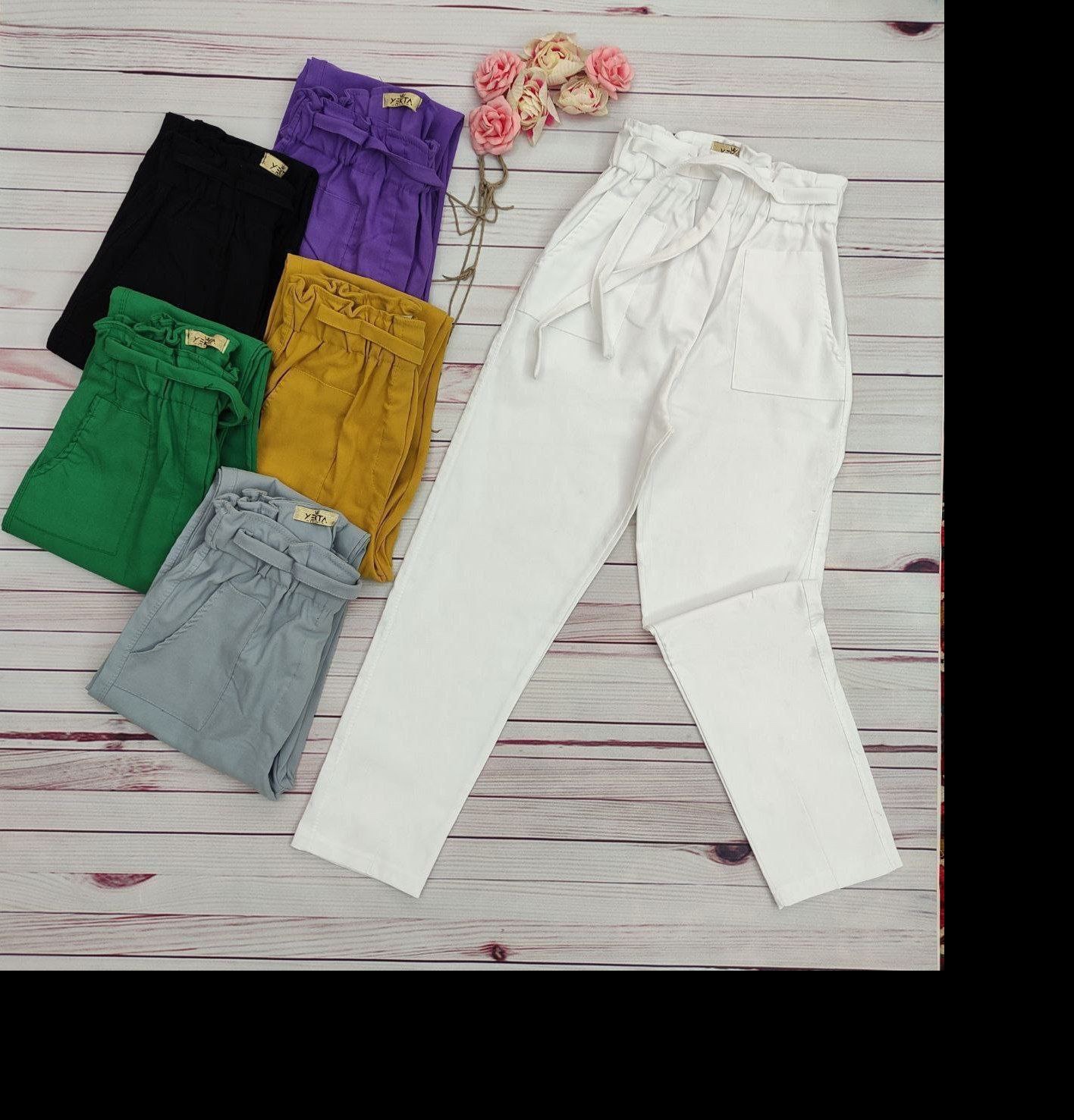 شلوار مام جنس کتون قد 95 و 4 سایز از xlتا 4xl و 6 رنگ جذاب