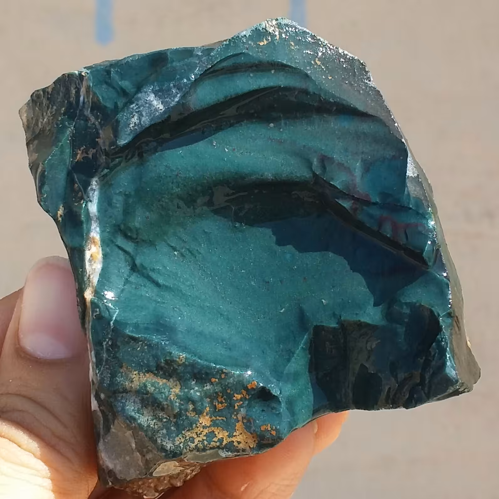 سنگ راف جاسپر  سبز زیبا درشت  100 در 100 طبیعی خاص بی نظیر
تصویر از چند طرف نمونه
کد11018