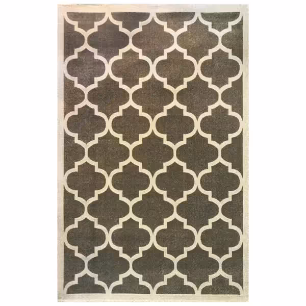 فرش ماشینی ساوین کد 4045 زمینه طوسی