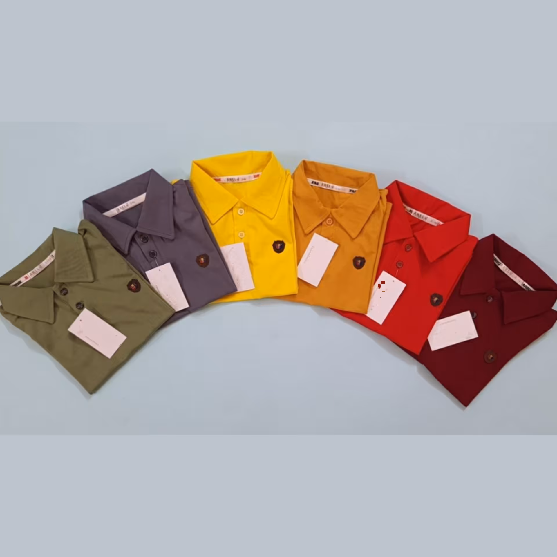 پولوشرت بچگانه رنگین کمانی