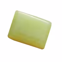 نگین یشم سبز معدنی تراش باگت مناسب انگشتری