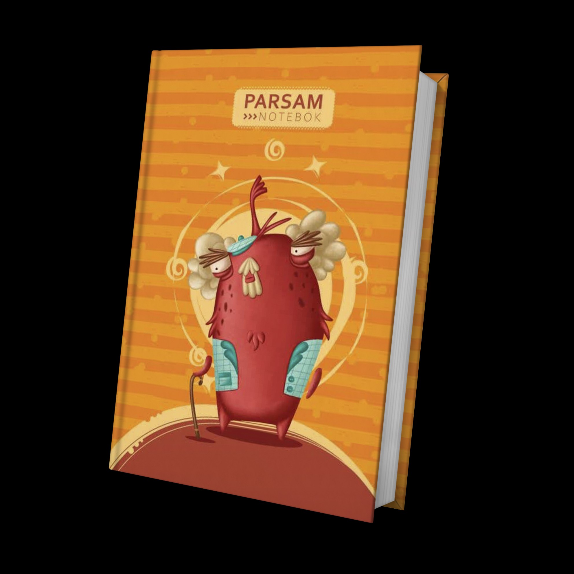 دفترچه 80 برگ طرح آقای خیاط