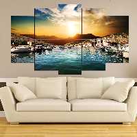 تابلو شاسی 10 تیکه طرح اسکله سایز 100X60