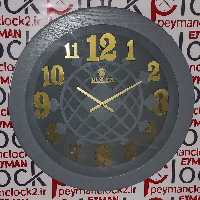 ساعت دیواری رولکس چوبی کد 111.طوسی پس کرایه 