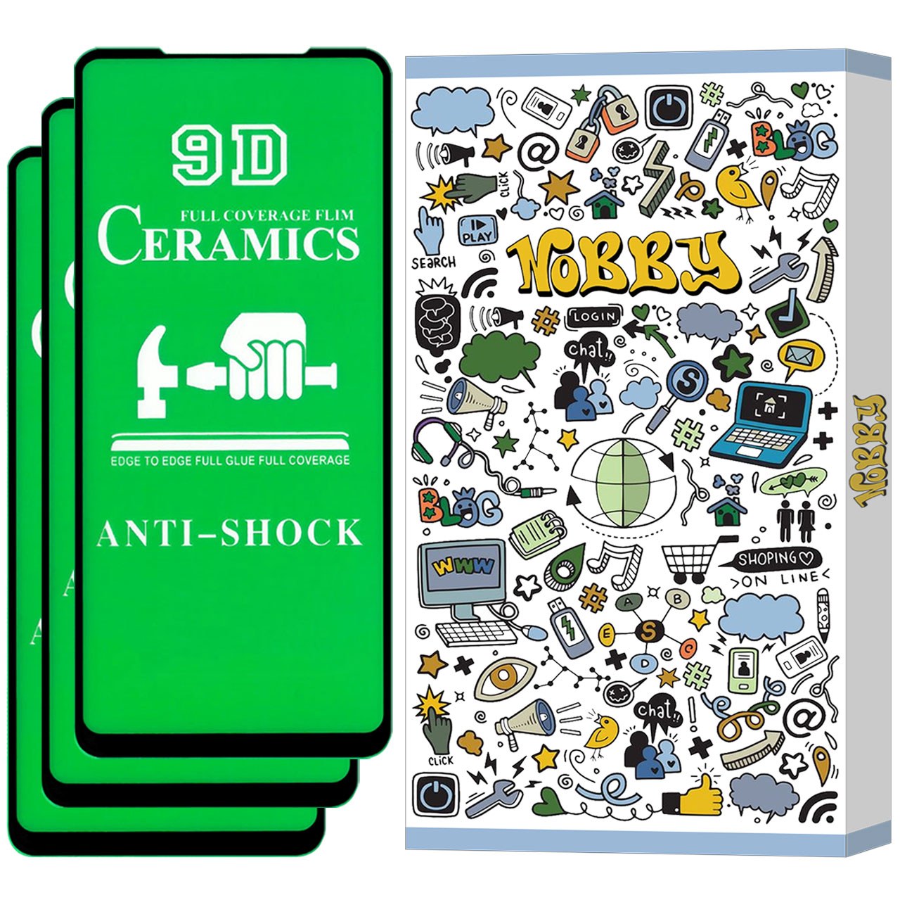 محافظ صفحه نمایش سرامیکی مناسب برای گوشی موبایل شیائومی Black Shark 4S پک 3 عددی