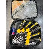 ست پیچ گوشتی 8 عددی چکش خور همراه با کیف