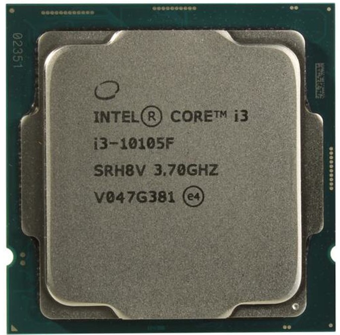پردازنده CPU اینتل بدون باکس مدل Core i3-10105F فرکانس 3.7 گیگاهرتز