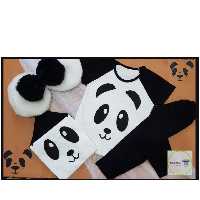 تیشرت شلوارک اسپورت دخترانه و پسرانه فانتزی پاندا