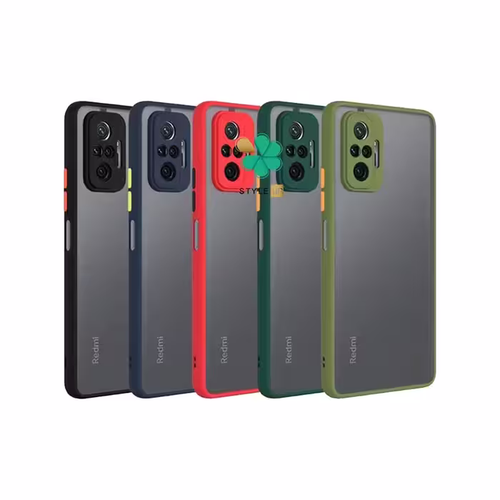 قاب گوشی شیائومی Xiaomi Redmi Note 10 Pro مدل پشت مات محافظ لنزدار