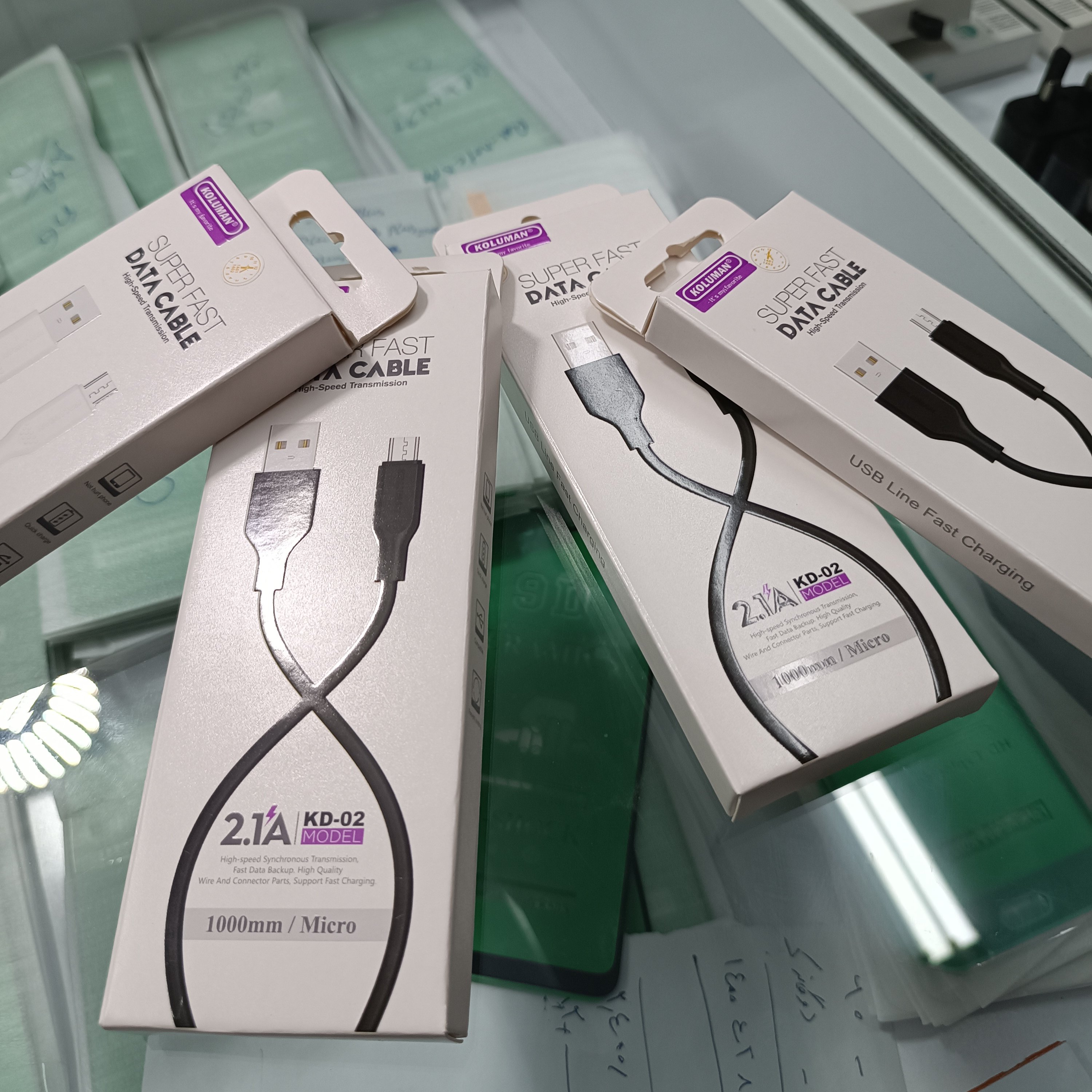 کابل koluman میکرو فست شارژ با گارانتی سه ماهه