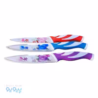 چاقو آشپزخانه طرح گل پیونی تک و عمده