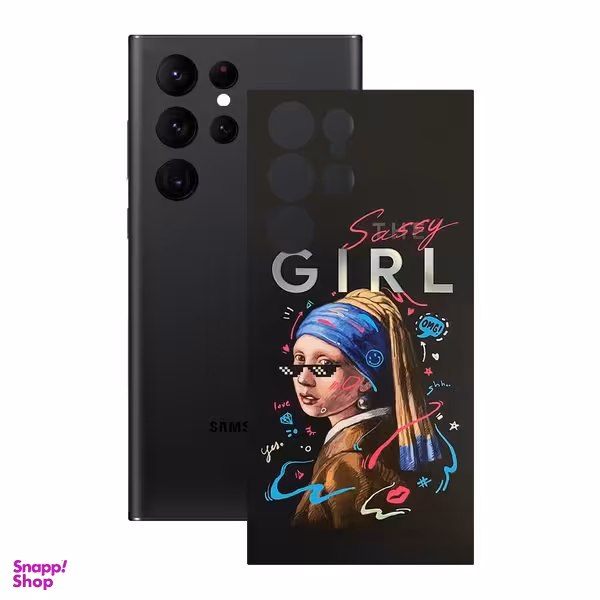برچسب پوششی راک اسپیس (Rock Space) طرح Girl مناسب برای گوشی سامسونگ Galaxy S22 Ultra 5G