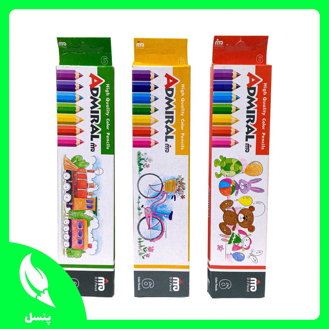 🎨 مدادرنگی 6 رنگ آدمیرال 🎨

