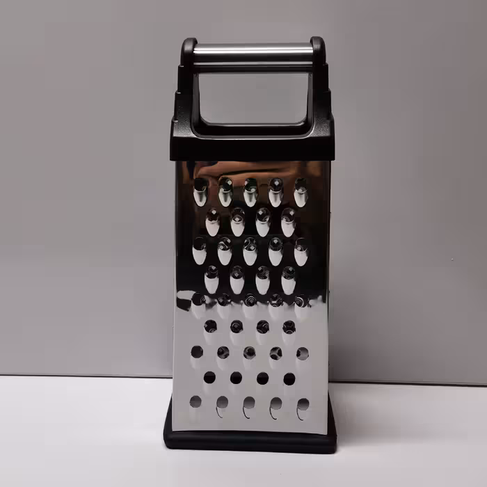 رنده 4 طرفه بزرگ استیل ضد زنگ دسته مشکی برند شنگیا ساخت کشور چین 