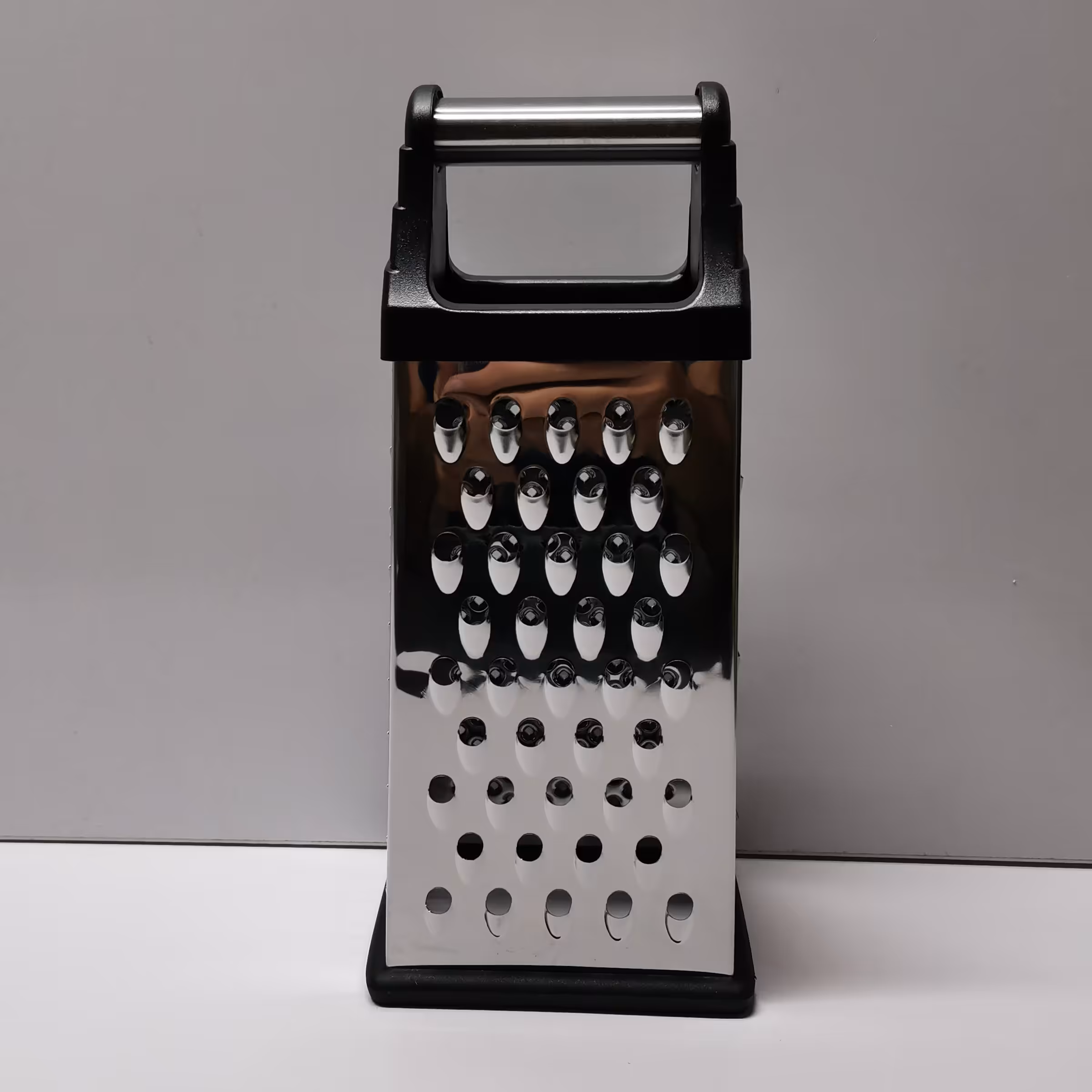 رنده 4 طرفه بزرگ استیل ضد زنگ دسته مشکی برند شنگیا ساخت کشور چین 