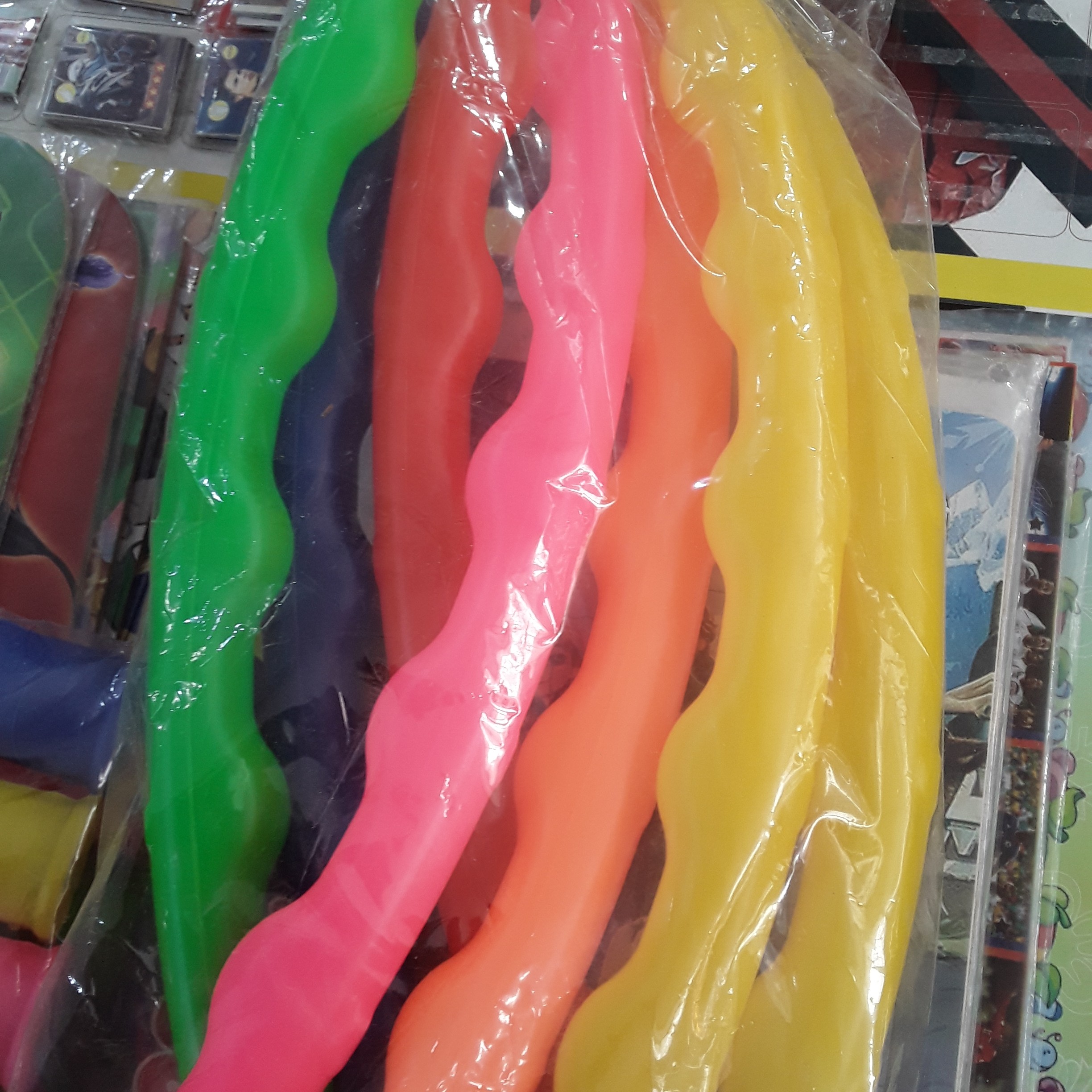 حلقه ی کمر  پلاستیکی سایز متوسط 7 تکه  مناسب برای ورزش و تناسب اندام