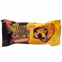 کیک دورنگ مغزدار کرم کاکائو بیضی شیرین عسل - 50 گرم بسته 12 عددی 