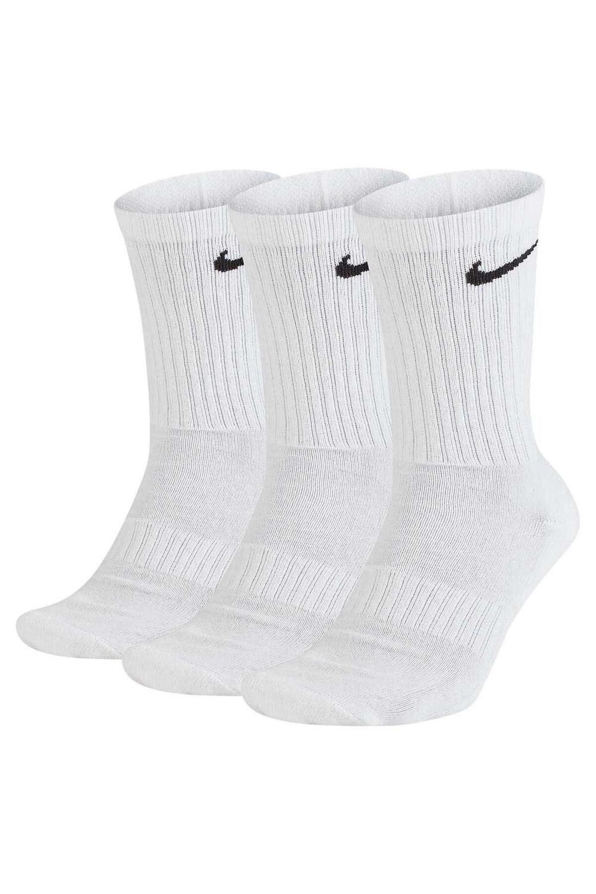 جوراب سفید مردانه و زنانه های روزمره خدمه 3PR Nike