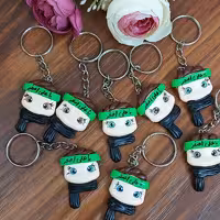 آویز عروسک جاکلیدی پسرانه محرم اربعین یا حسین یا علی اصغر سرکلیدی عروسکی هدیه برای کودکان جاسوئیچی جاسوییچی