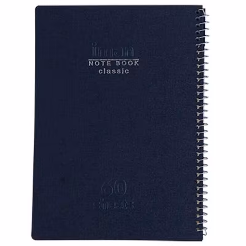 پک 6عددی دفتر 60 برگ دانشجویی ایمان جلد pp