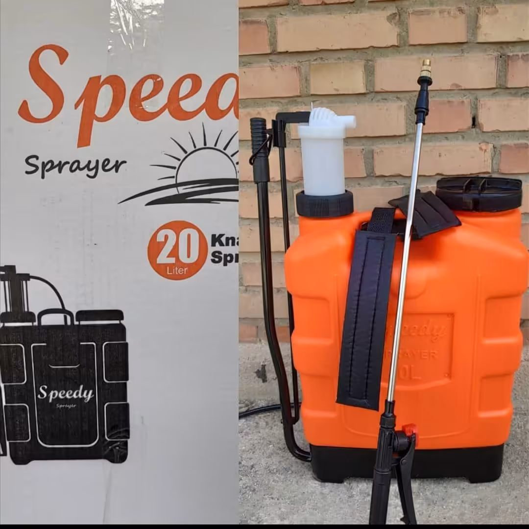 سمپاش 20لیتری با لانس تلسکوپی ونازل برنجی با قدرت پاشش عالی