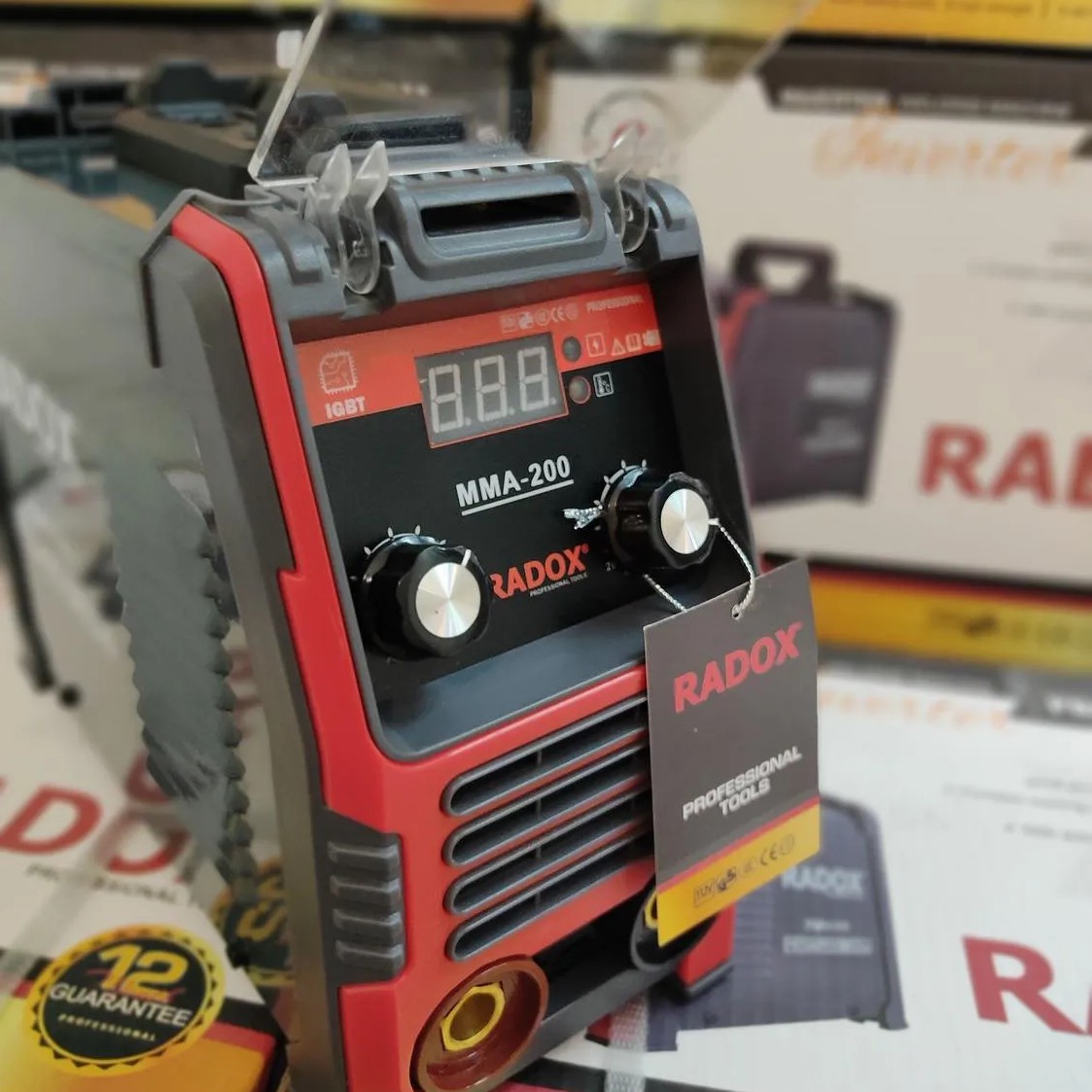 دستگاه جوش اینورتر رادوکس 200امپر با 12ماه گارانتی