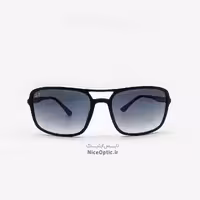 عینک آفتابی ریبن کائوچو شیشه کریستال ضد خش زنانه و مردانه مشکی مدل 4375