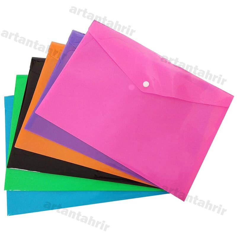 پوشه دکمه دار A4 بسته 25 عددی