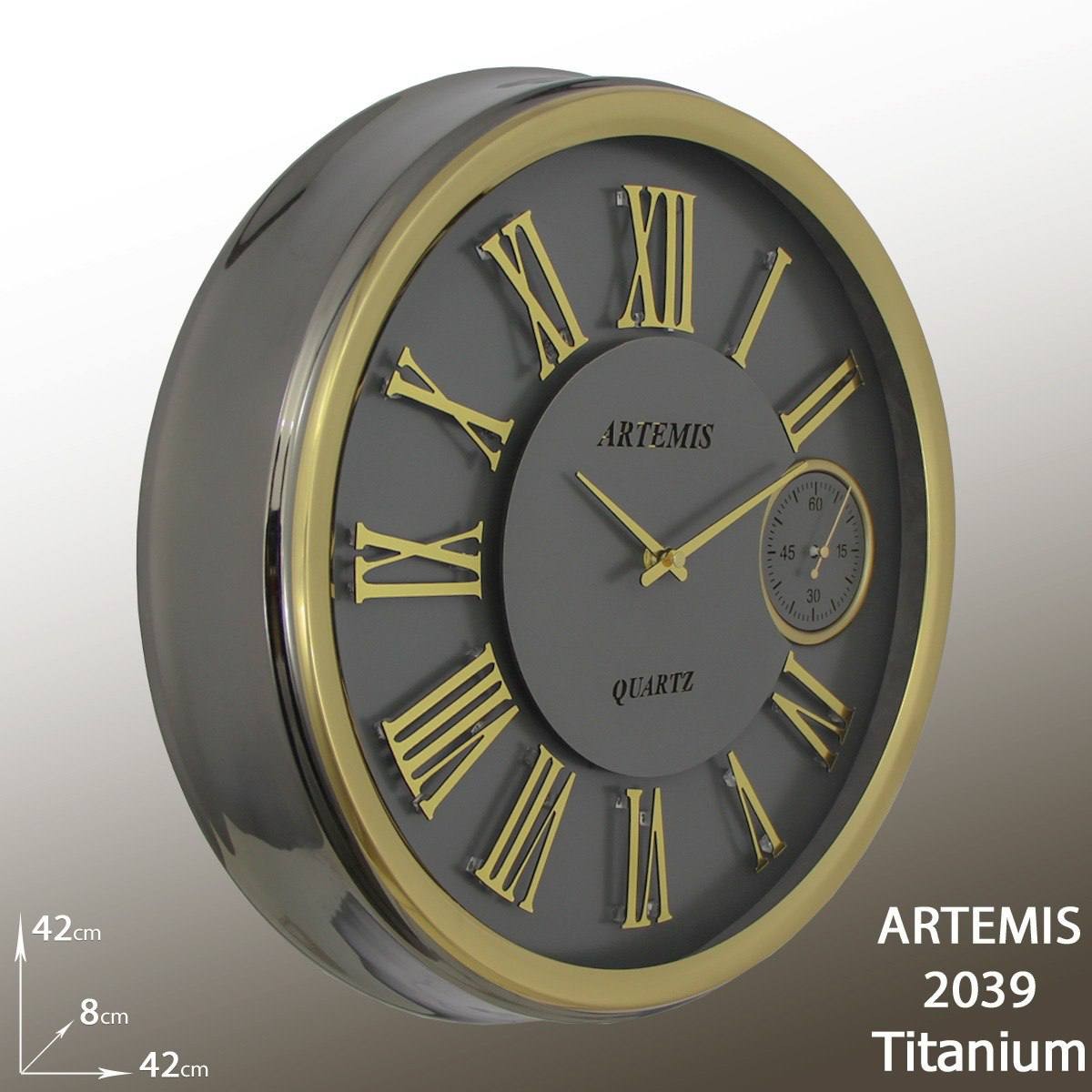 ساعت آرتمیس 2039 سایز 43 سانت بدنه فلز