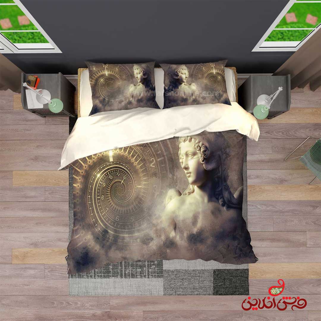 روتختی سه بعدی مدرن طرح مجسمه کد 2848