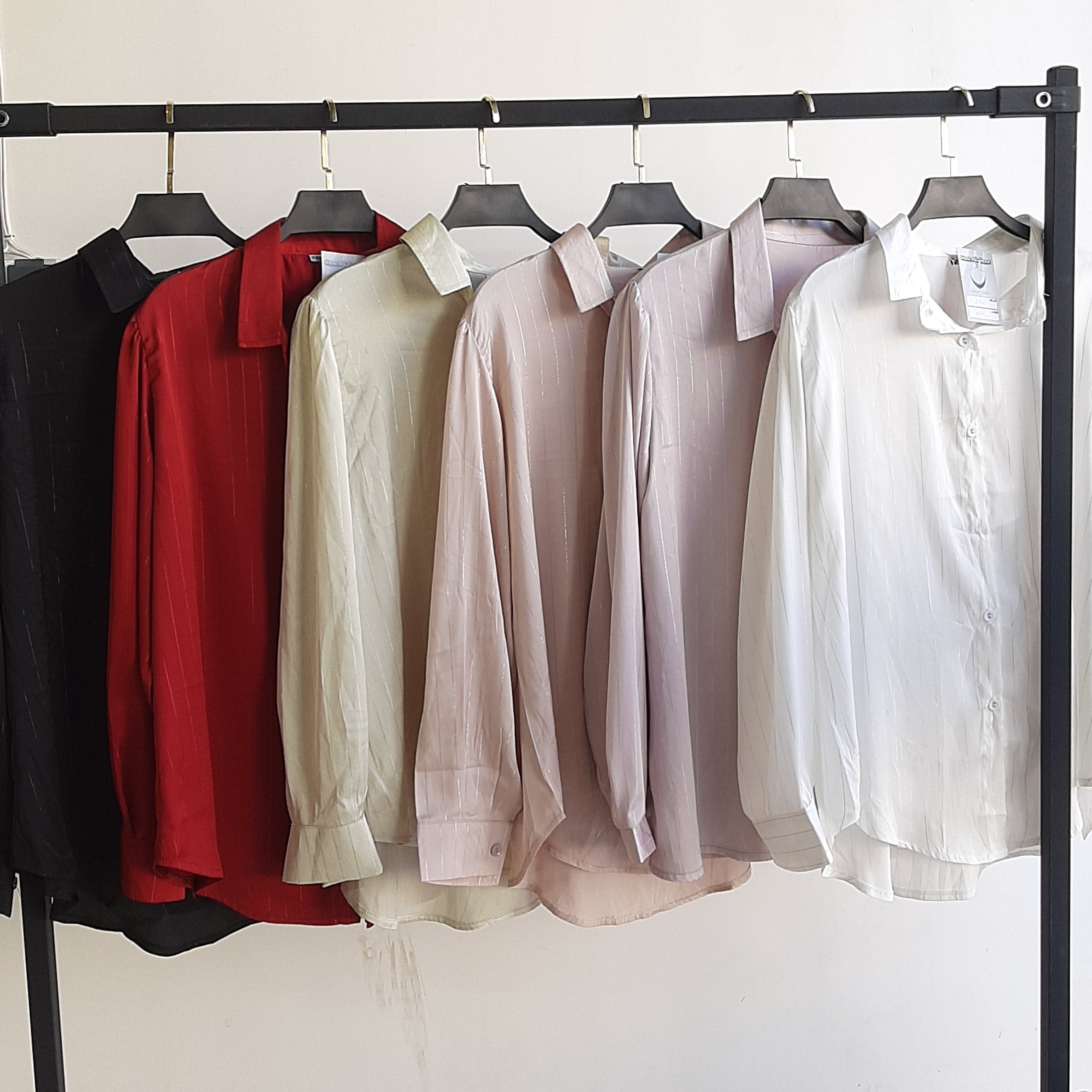 شومیز زنانه ساتن شاین دار