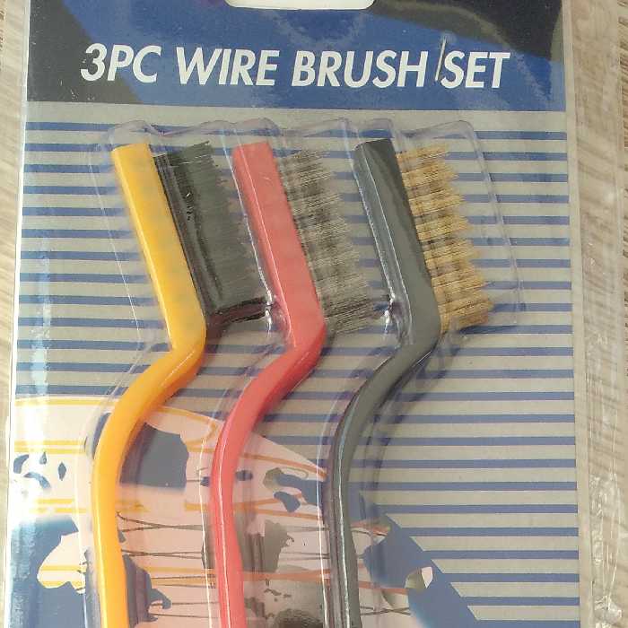 فرچ سیمی محصول 3 عددی   برای شستشو انواع  چربی ها در لباس وظروف سایزبزرگ