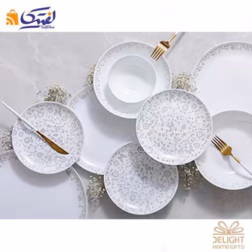 سرویس نورا نقره ای پارس اپال دیلایت 28 پارچه کد 210