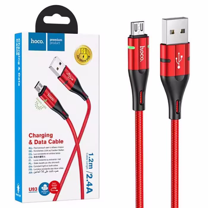 کابل شارژ میکرو Micro USB هوکو HOCO U93