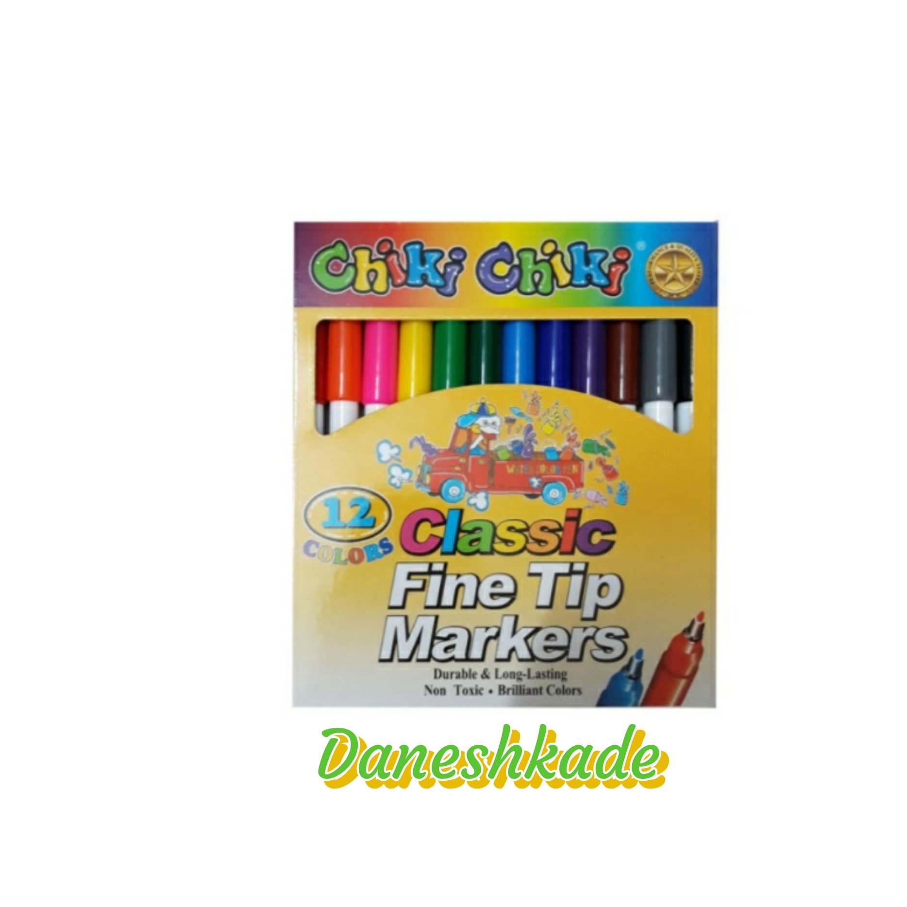 ماژیک 12رنگ چیکی چیکی