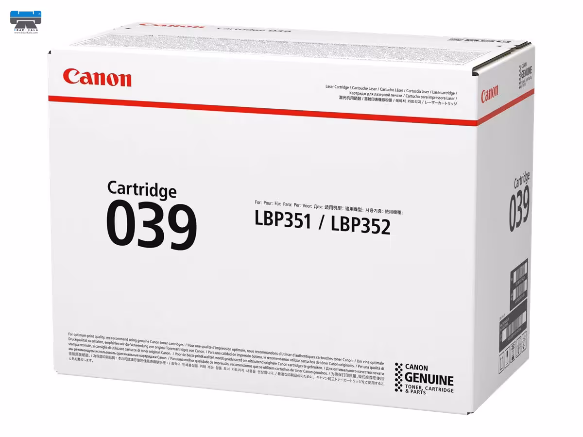 کارتریج تونر لیزری 039 کانن