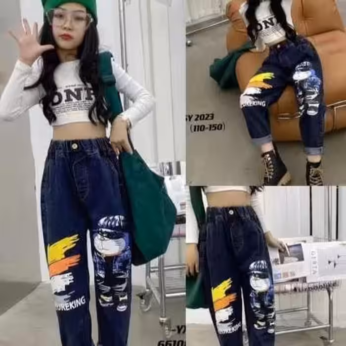 شلوار طرح دار وارداتی