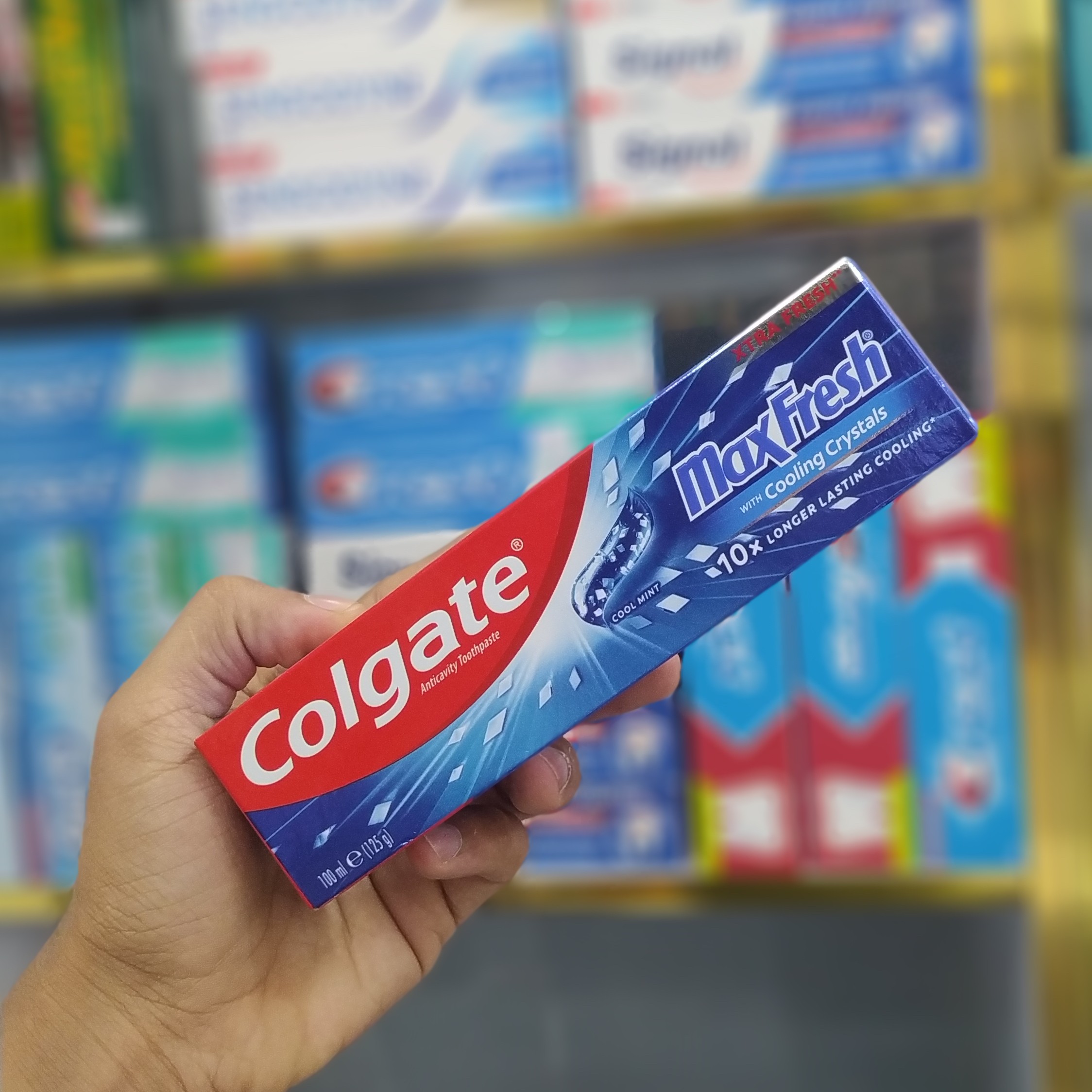 خمیر دندان کلگیت مدل مکس فرش کول میت colgate maxfresh با حجم 100 میل