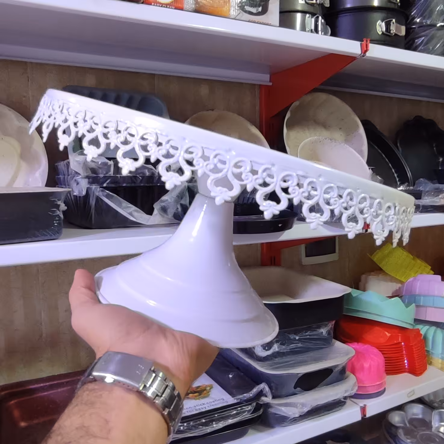 استند کیک فلزی