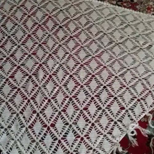 روسری سه گوش بافتنی