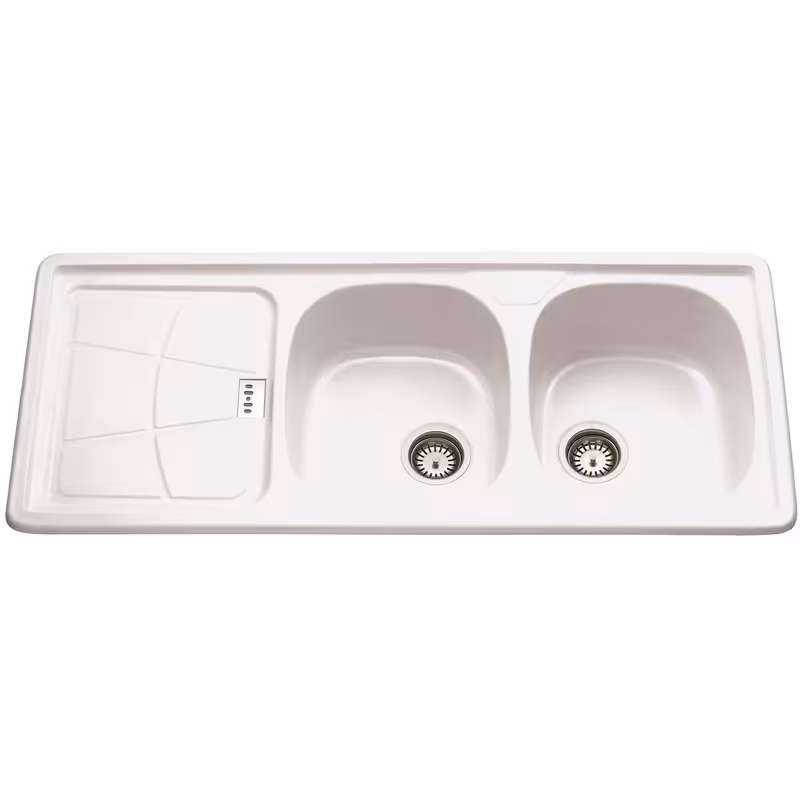 سینک ظرفشویی کورین فورنیکو مدل fs450 رنگ سفید ارسال به صورت پس کرایه 