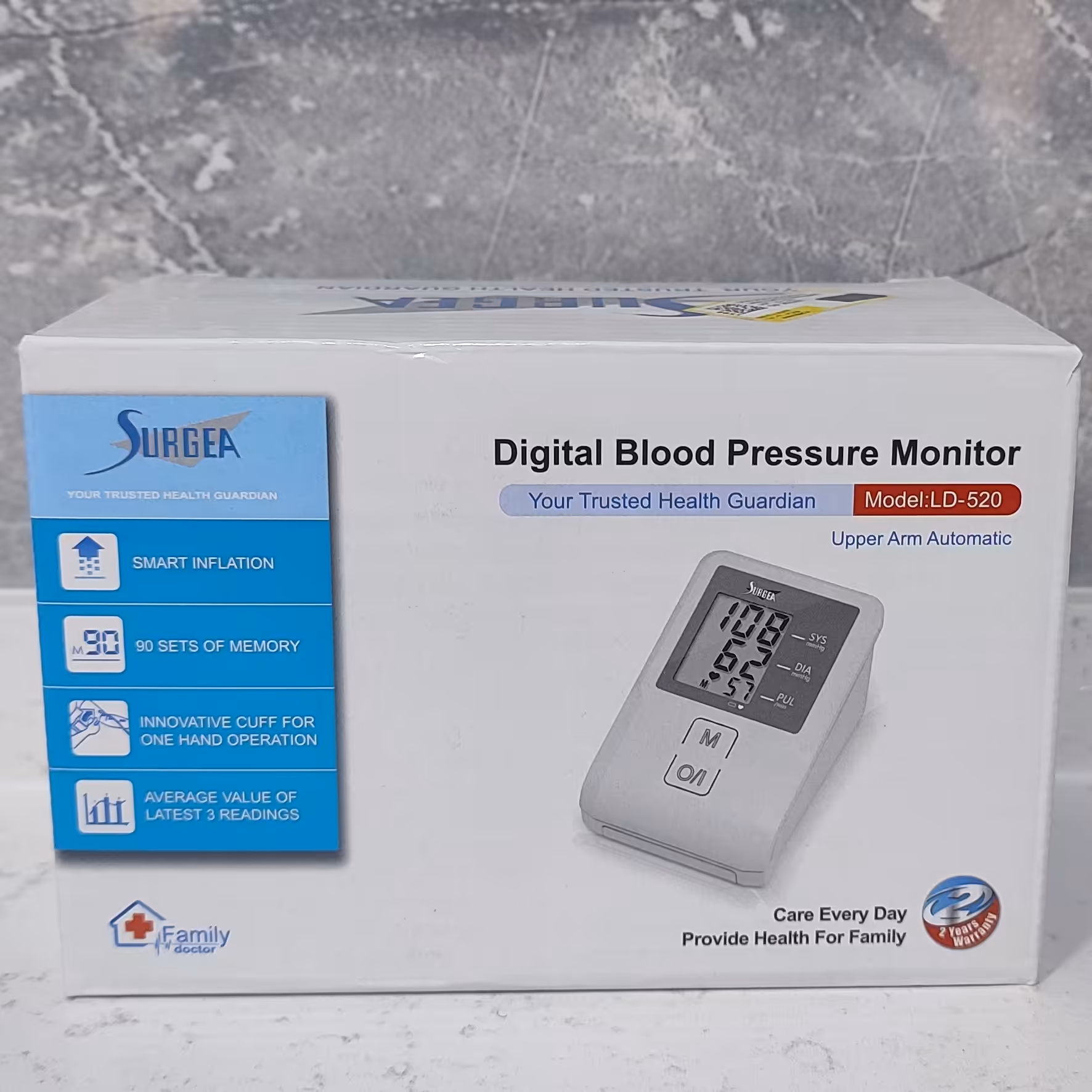 فشارسنج دیجیتال بازویی سرجیا (SURGEA) مدل LD-520