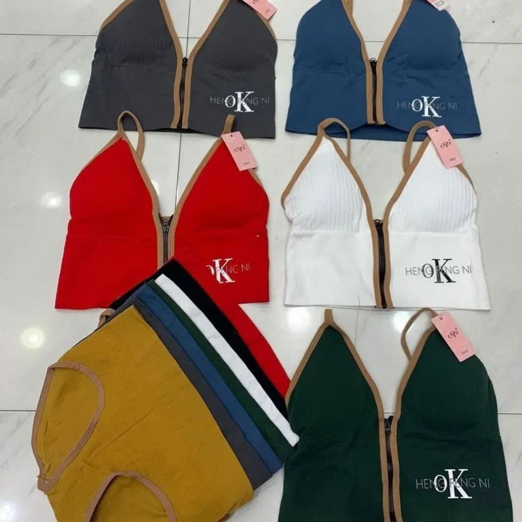ست نیم تنه شورت زیپی